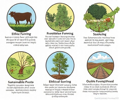 Ethical sourcing icons