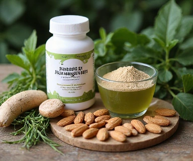 Herbal supplements for men's vitality and energy